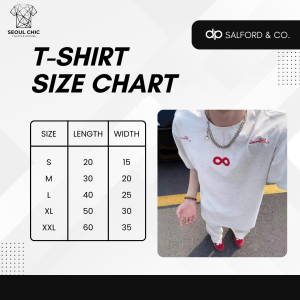 Áo Thun Oversize Trắng In Biểu Tượng Vô Cực – Streetwear Nam Nữ